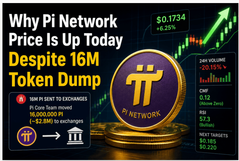 Why Pi Network Price Is Up Today Despite 16M Token Dump