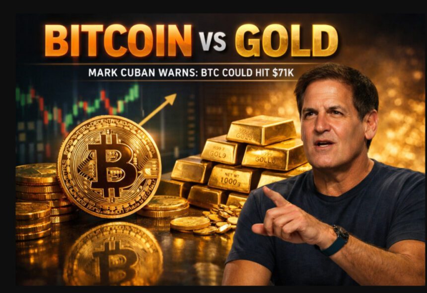 Bitcoin vs Gold: Mark Cuban Warns BTC Could Hit $71K