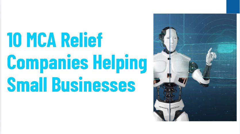 10 MCA Relief Companies Helping Small Businesses