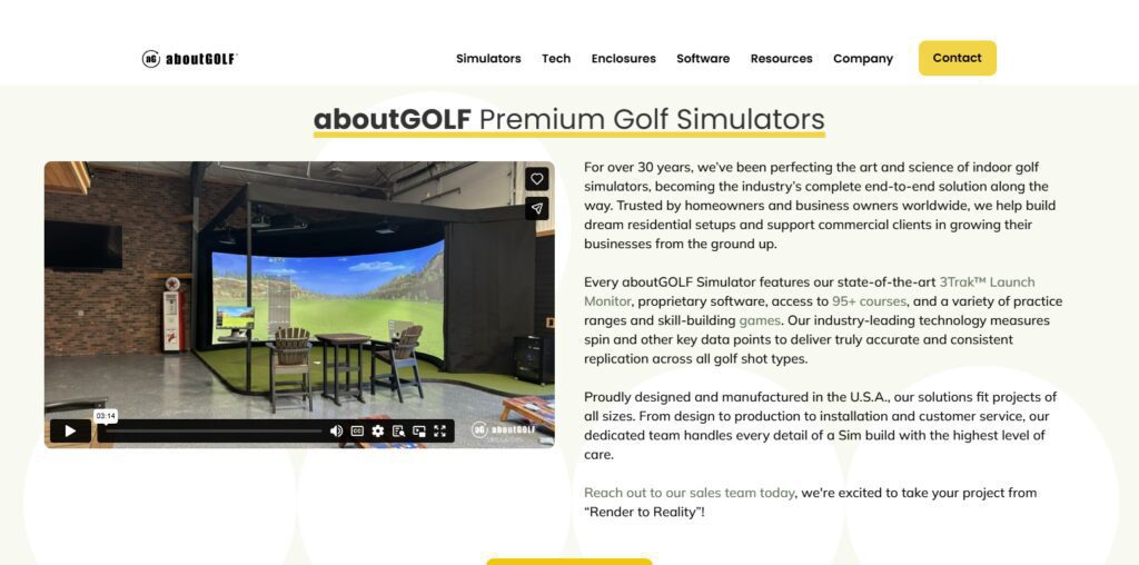  aboutGolf Simulator Systems
