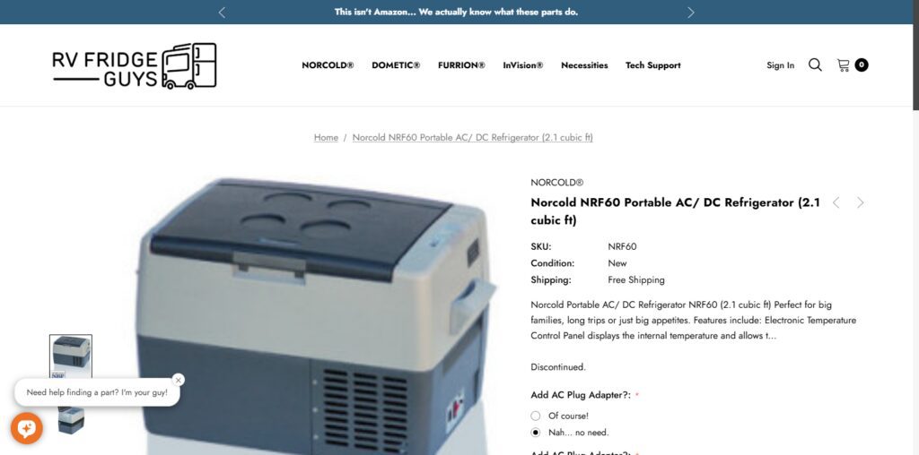 Norcold NRF Series