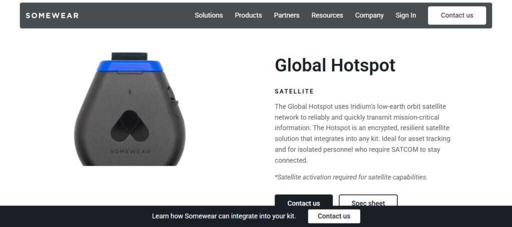 11 Best Satellite Messengers & SOS Devices for Backcountry 6 Somewear Global Hotspot
