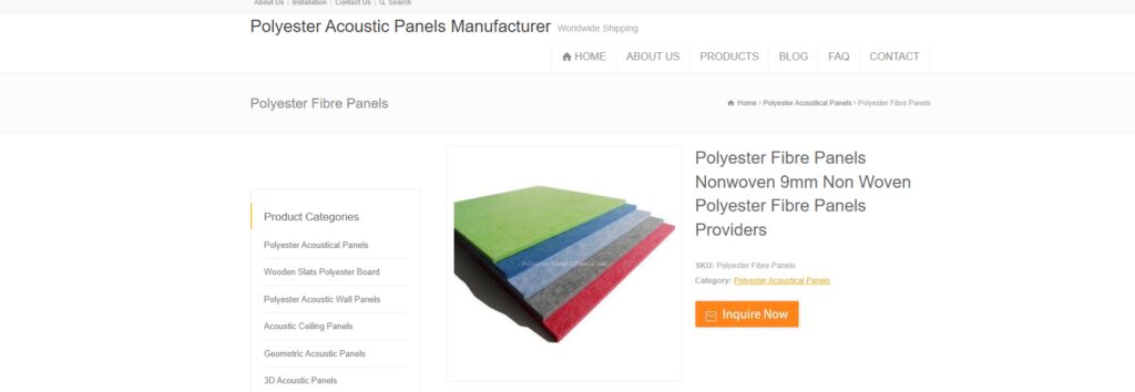 Polyester Fiber Panels