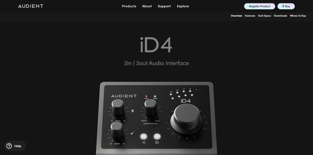 Audient iD4 MKII