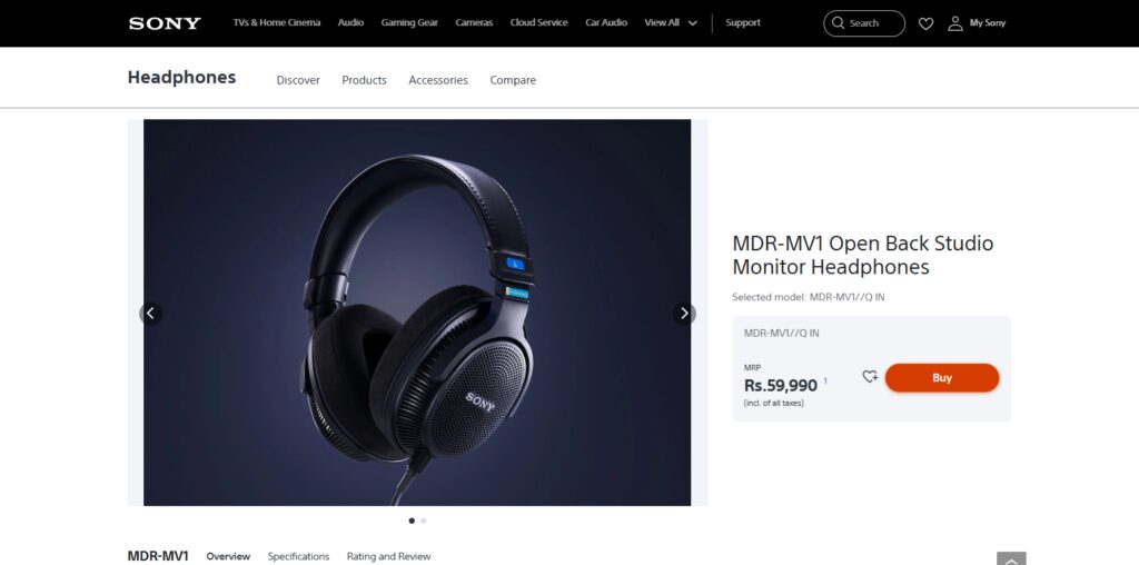 Sony MDR-MV1