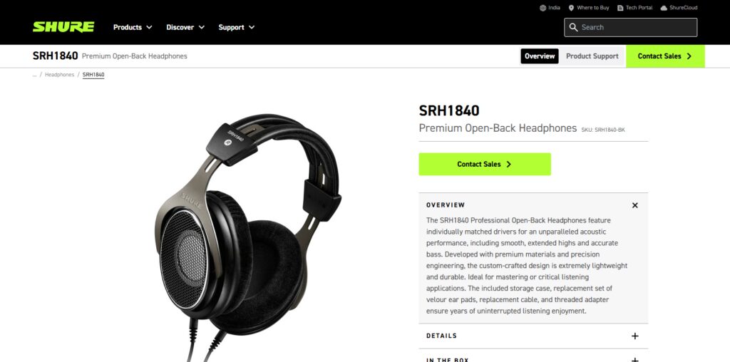 Shure SRH1840