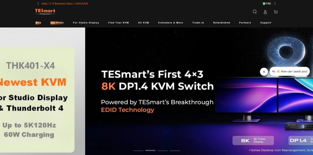 Best Multi-Device KVM Switch for Dual Work & Gaming PCs: TESmart