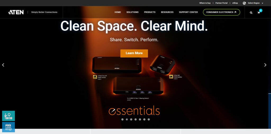 Best Multi-Device KVM Switch for Dual Work & Gaming PCs: ATEN