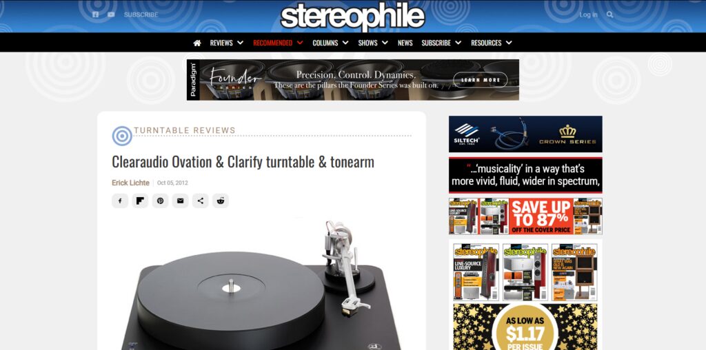 Clearaudio Ovation