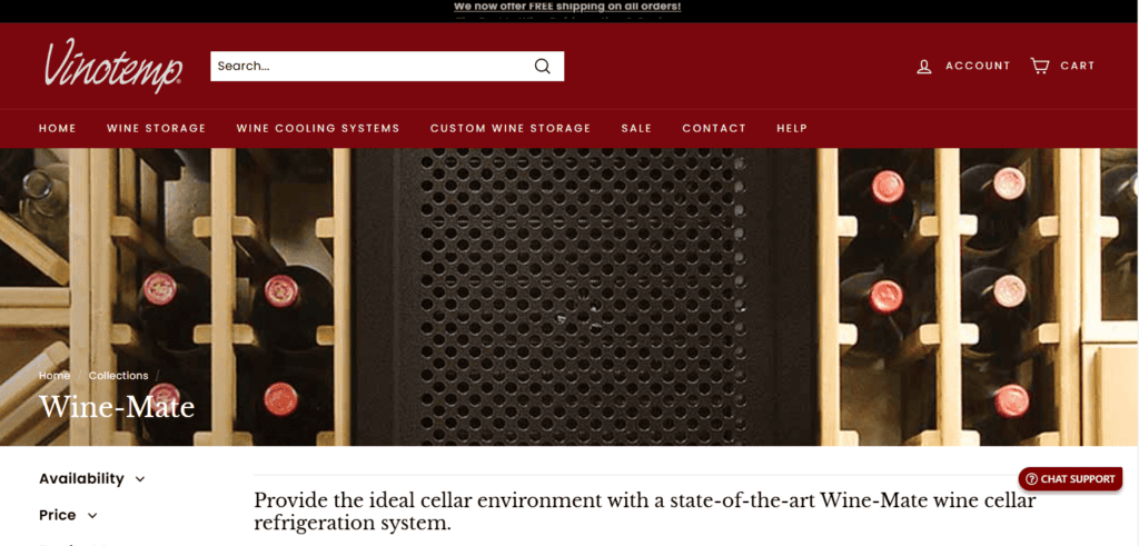 Vinotemp Wine-Mate Series