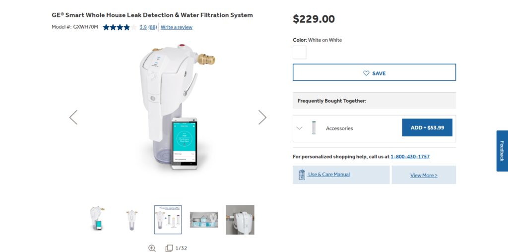 10 Best Smart Whole-House Water Filtration Systems 9 GE Smart Whole-House Filtration System