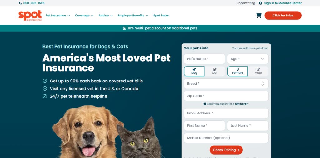 Spot Pet Insurance