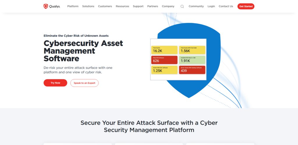 Qualys CyberSecurity Asset Management
