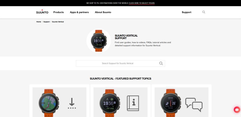 10 Best GPS Smartwatches with Offline Topo Maps 8 Suunto Vertical