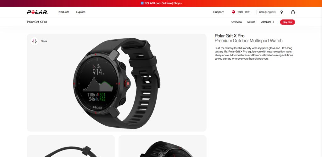 10 Best GPS Smartwatches with Offline Topo Maps 10 Polar Grit X Pro