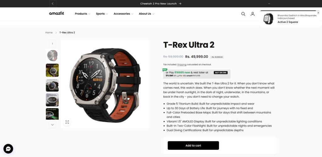 10 Best GPS Smartwatches with Offline Topo Maps 11 Amazfit T-Rex Ultra
