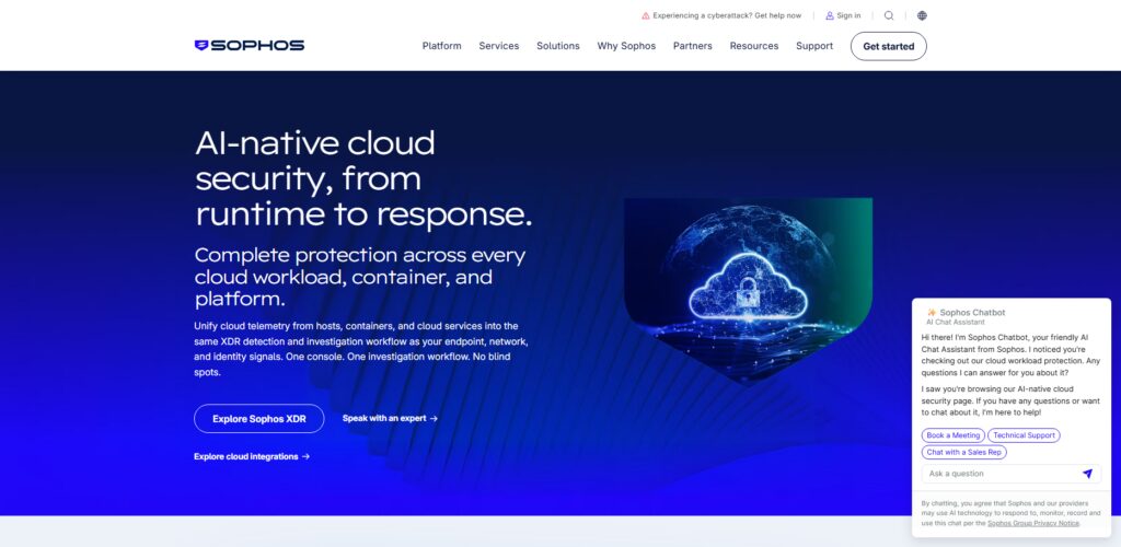  Sophos Cloud Optix CWPP