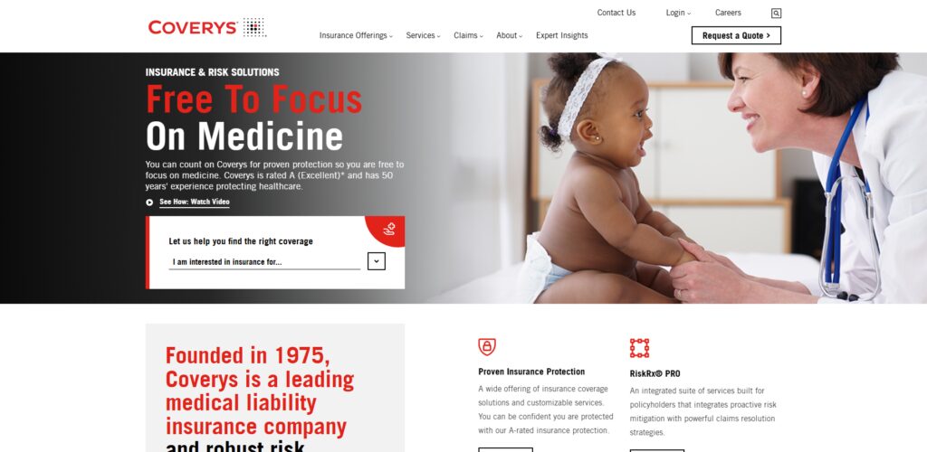 10 Best Telemedicine Liability Insurance Providers for Independent Doctors 4 Coverys