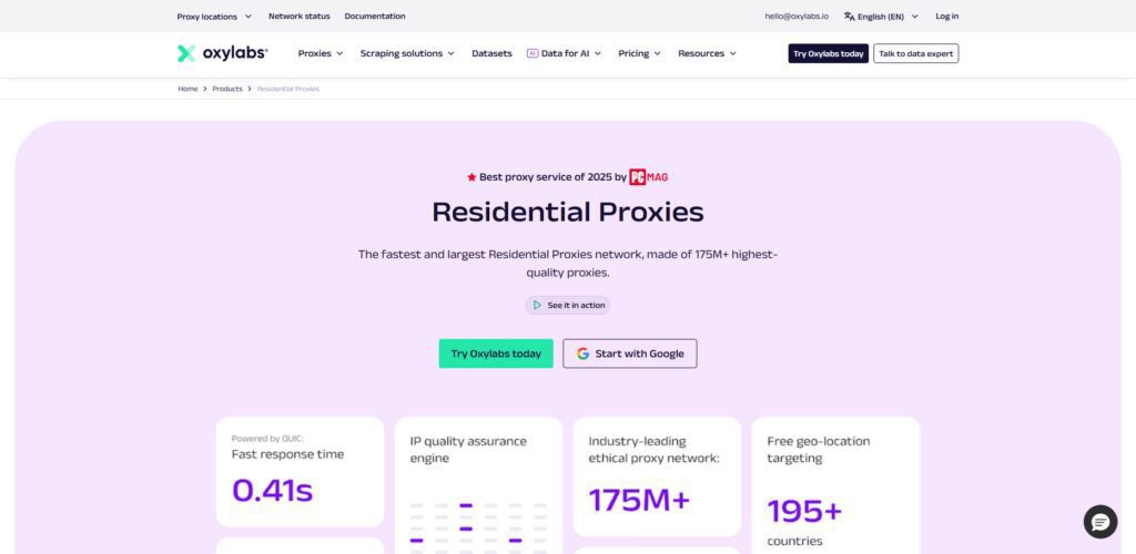 Oxylabs Residential Proxies