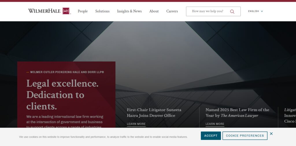 Top 11 DC ChatGPT Governance & Compliance Agencies 12 WilmerHale