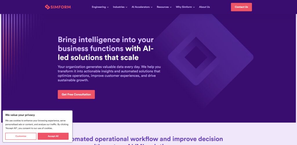 10 Top Florida AI Automation Agencies for Knowledge Bases 6 Simform AI Solutions