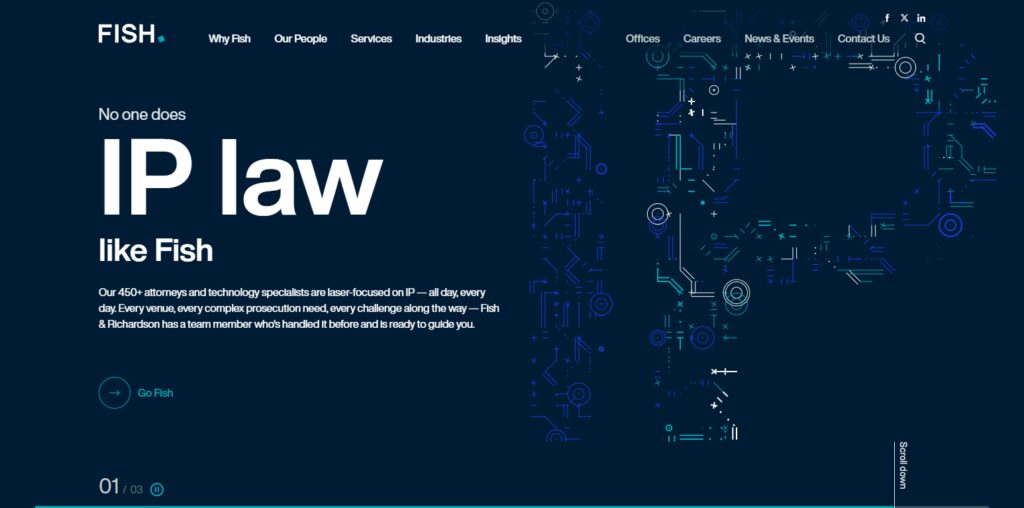 10 Best Intellectual Property Law Firms for International Tech Patents 2 Fish & Richardson