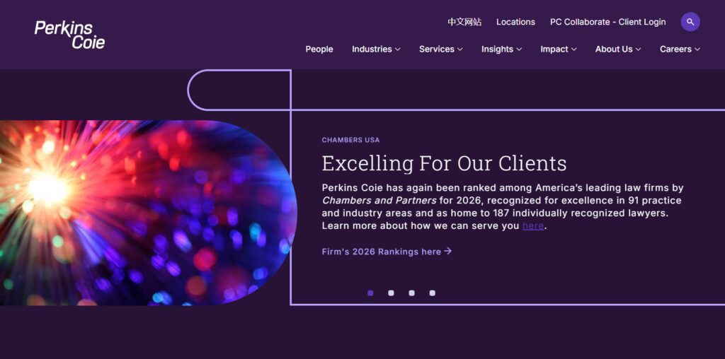 10 Best Intellectual Property Law Firms for International Tech Patents 7 Perkins Coie LLP