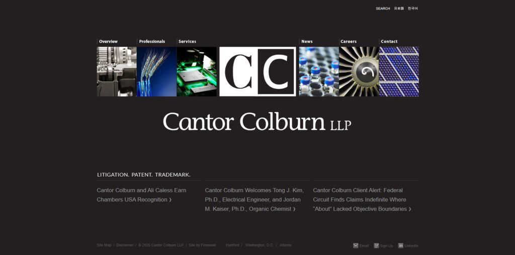 10 Best Intellectual Property Law Firms for International Tech Patents 11 Cantor Colburn LLP