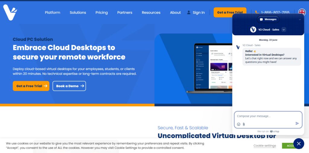 10 Best Cloud-Based Virtual Desktop Infrastructure (VDI) for Financial Analysts 11 V2 Cloud VDI