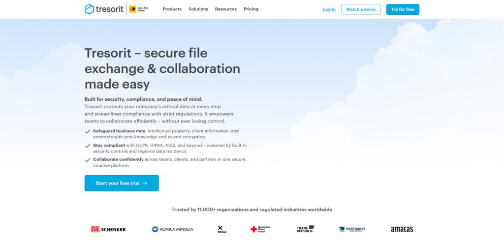 10 Best Privacy-First Cloud Hosting Providers for FinTechs 4 Tresorit Cloud