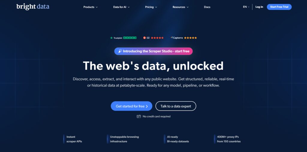 10 Best Secure Proxy Services for Real-Time Market Data Collection 2 Bright Data