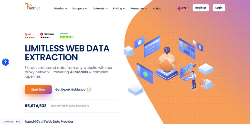 10 Best Secure Proxy Services for Real-Time Market Data Collection 6 NetNut
