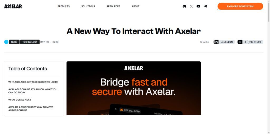 10 Best Cross-Chain Bridges with Lowest Fees & Top Security 3 Axelar