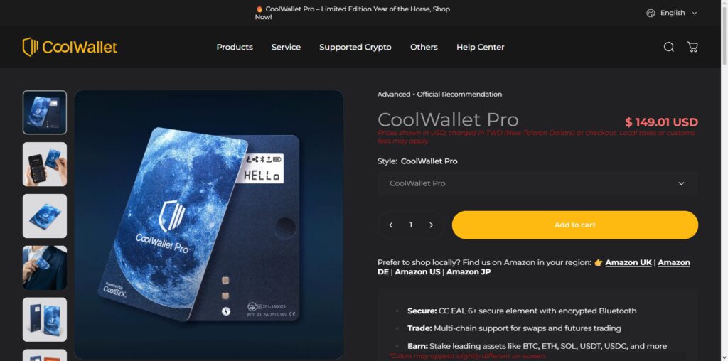 10 Best Crypto Hardware Wallets for Air-Gapped Security 8 CoolWallet Pro