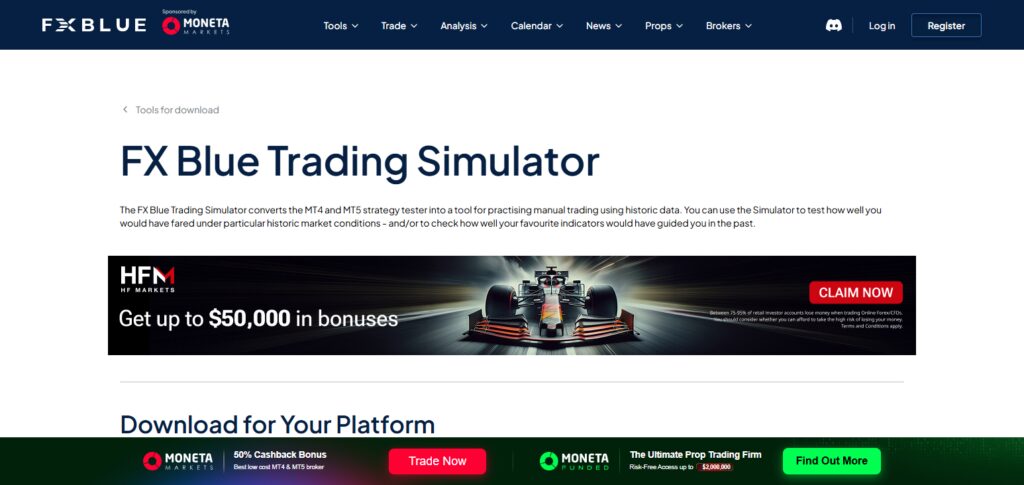 10 Best MetaTrader 5 (MT5) Backtesting Tools for Algorithmic Strategies 6 FX Blue Trading Simulator