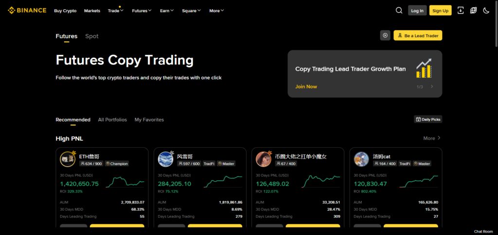 10 Best Automated Copy Trading Apps with Low Slippage for Beginners 3 Binance Copy Trading