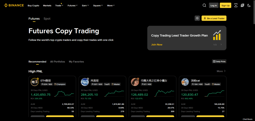 Binance Copy Trading