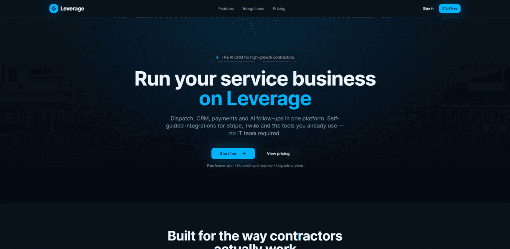  Leverate LXCRM