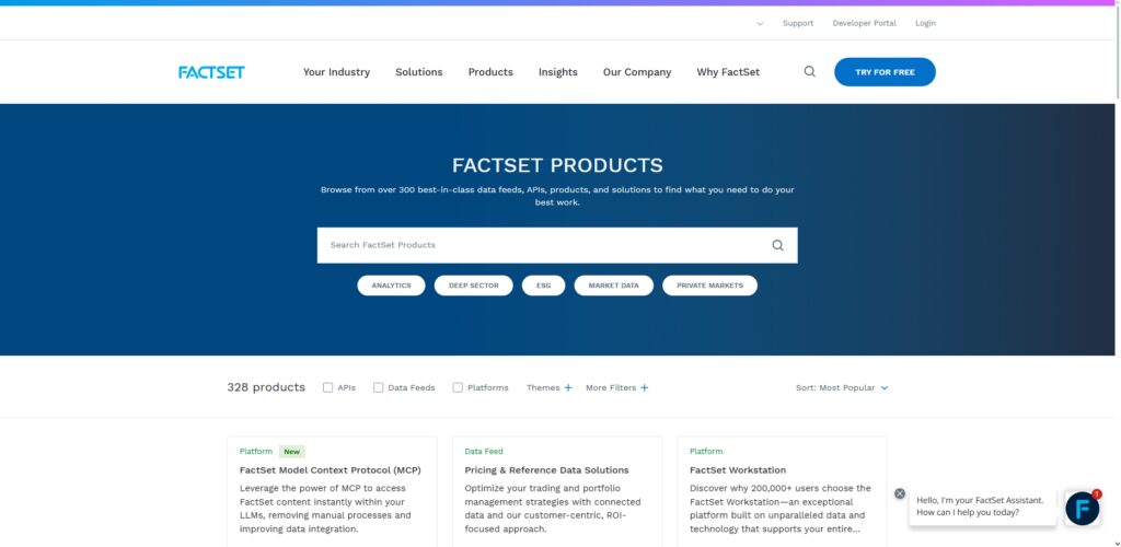 FactSet Market Data API