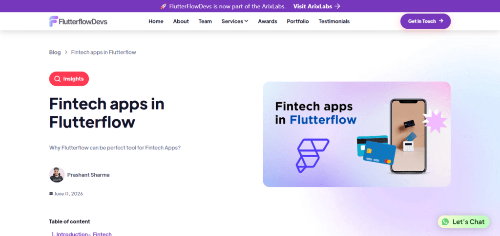 FlutterFlow FinTech