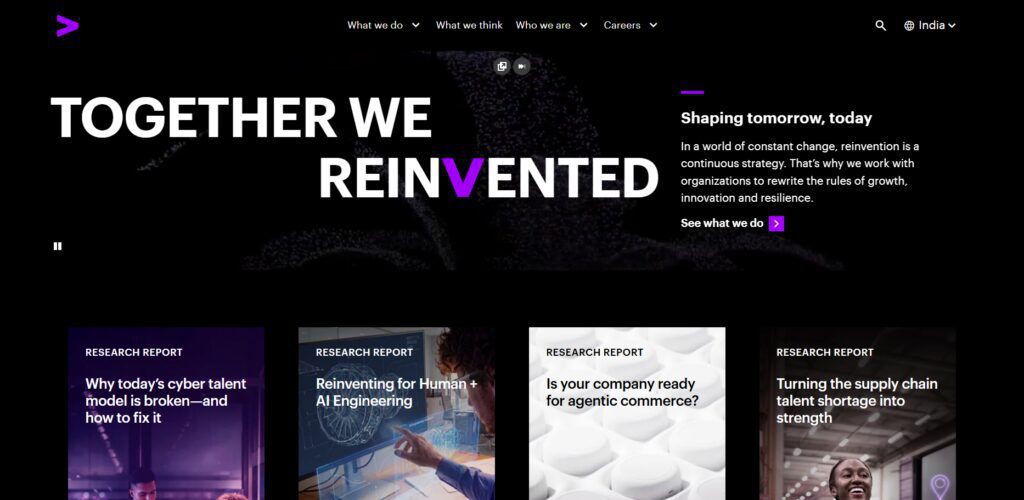 11 Best Manchester B2B Automation Firms for ChatGPT Agents 2 Accenture