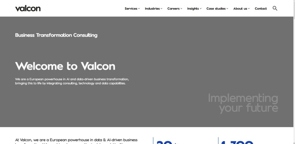 11 Best Amsterdam Tech Consultancies for ChatGPT Logistics 9 Valcon
