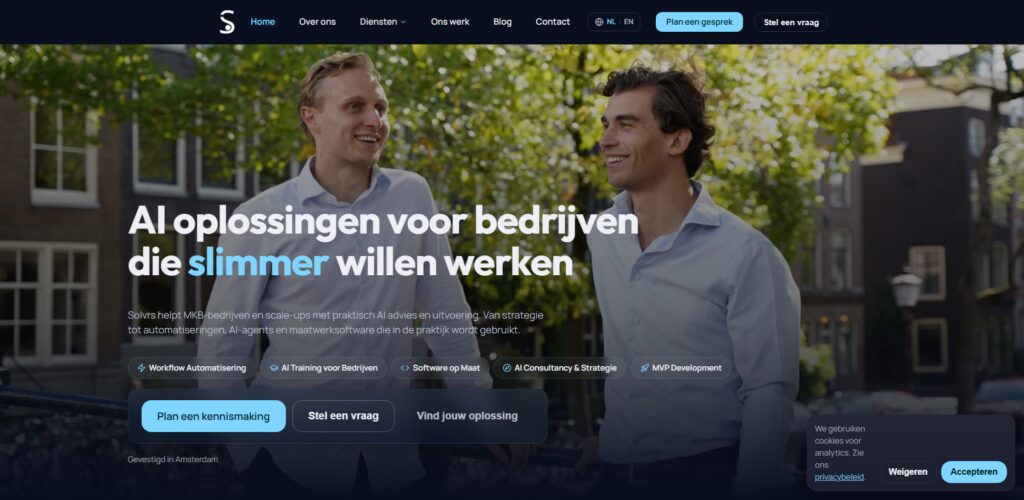 11 Best Amsterdam Tech Consultancies for ChatGPT Logistics 3 Solvrs AI