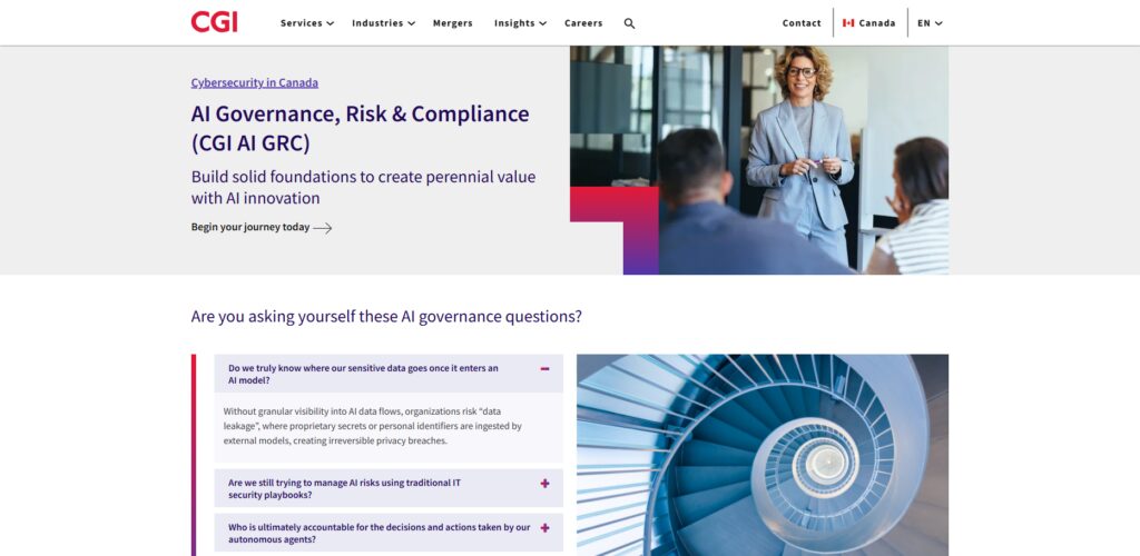Top 11 DC ChatGPT Governance & Compliance Agencies 10 CGI Federal AI Compliance