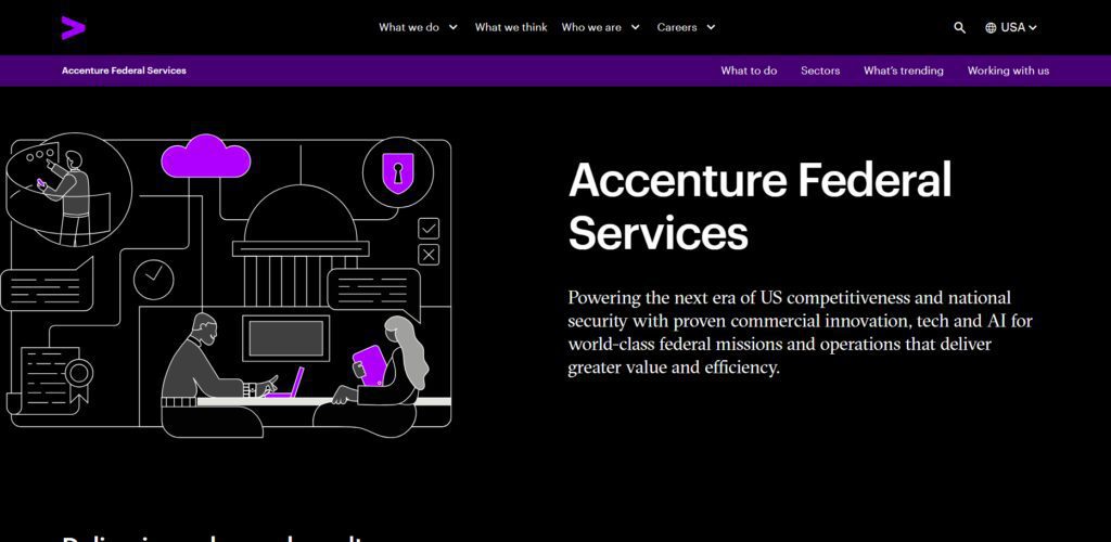 Top 11 DC ChatGPT Governance & Compliance Agencies 7 Accenture Federal AI Practice