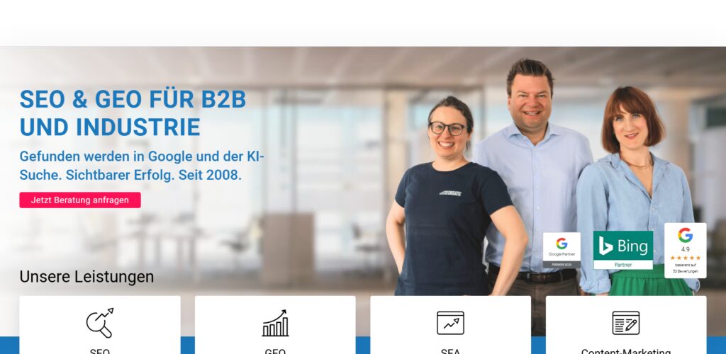 10 Best Hybrid SEO & GEO Agencies in Germany 2 SEOkratie