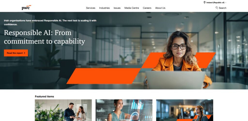 Top 11 Irish AI Consultancies for Workflow Migration 5 PwC Ireland