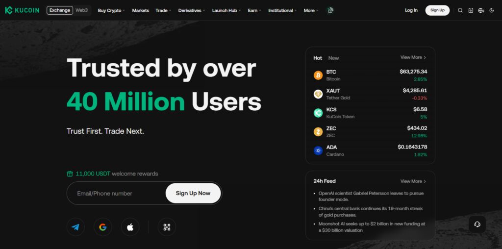 11 Best AI-Agent Crypto Platforms for Hands-Free Trading 7 KuCoin