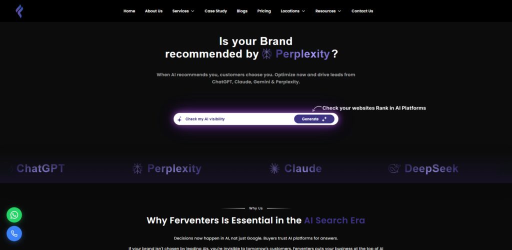 10 Best B2B SaaS GEO & AEO Agencies in India 4 Ferventers