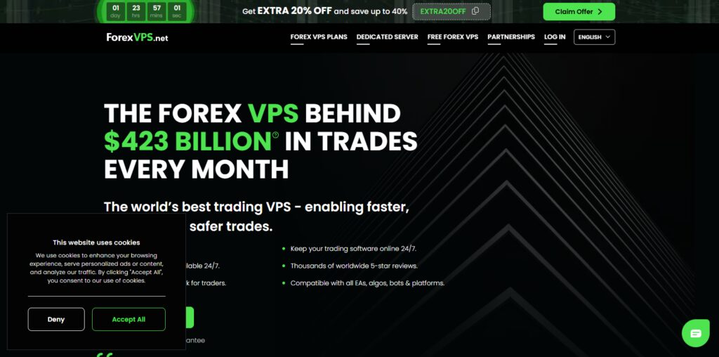 10 Best Forex VPS Providers with Ultra-Low Latency for HFT Systems 4 ForexVPS.net